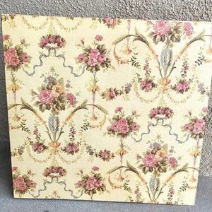Victorian Shabby Floral Anna Griffin Scrapbook HTF!